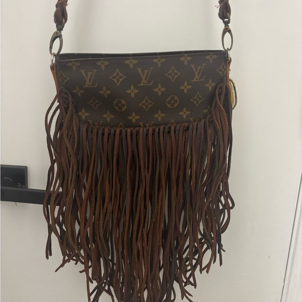 Louis Vuitton Brown Fringe Shoulder Bag